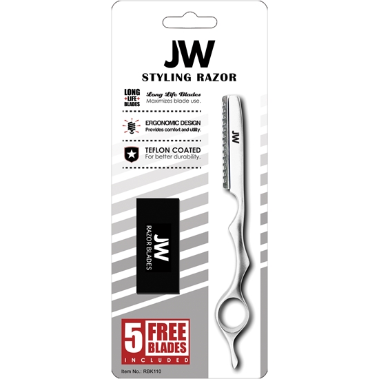 JW Razor & Blade Kit - Silver
