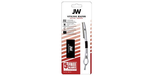 Razor & Blade Kit - Swivel JW, Swivel, Styling, Razor, Silver, Chrome, Blades, Kit